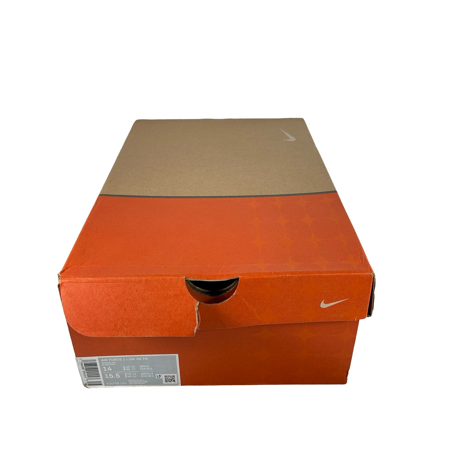 FJ5756 100 Nike Air Force 1 Low Terror Squad Blackout [USED] - 14 M (Used)