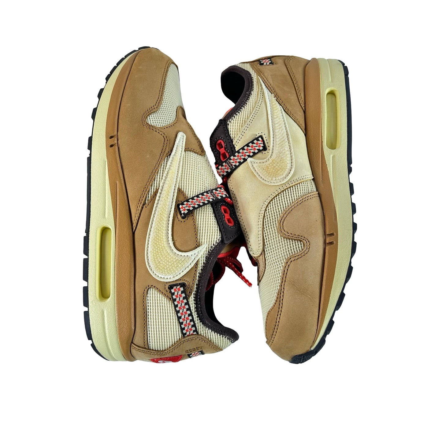 DO9392 701 Nike Air Max 1 Travis Scott Cactus Jack Wheat Lemon Drop [USED] - 10 M (Used)