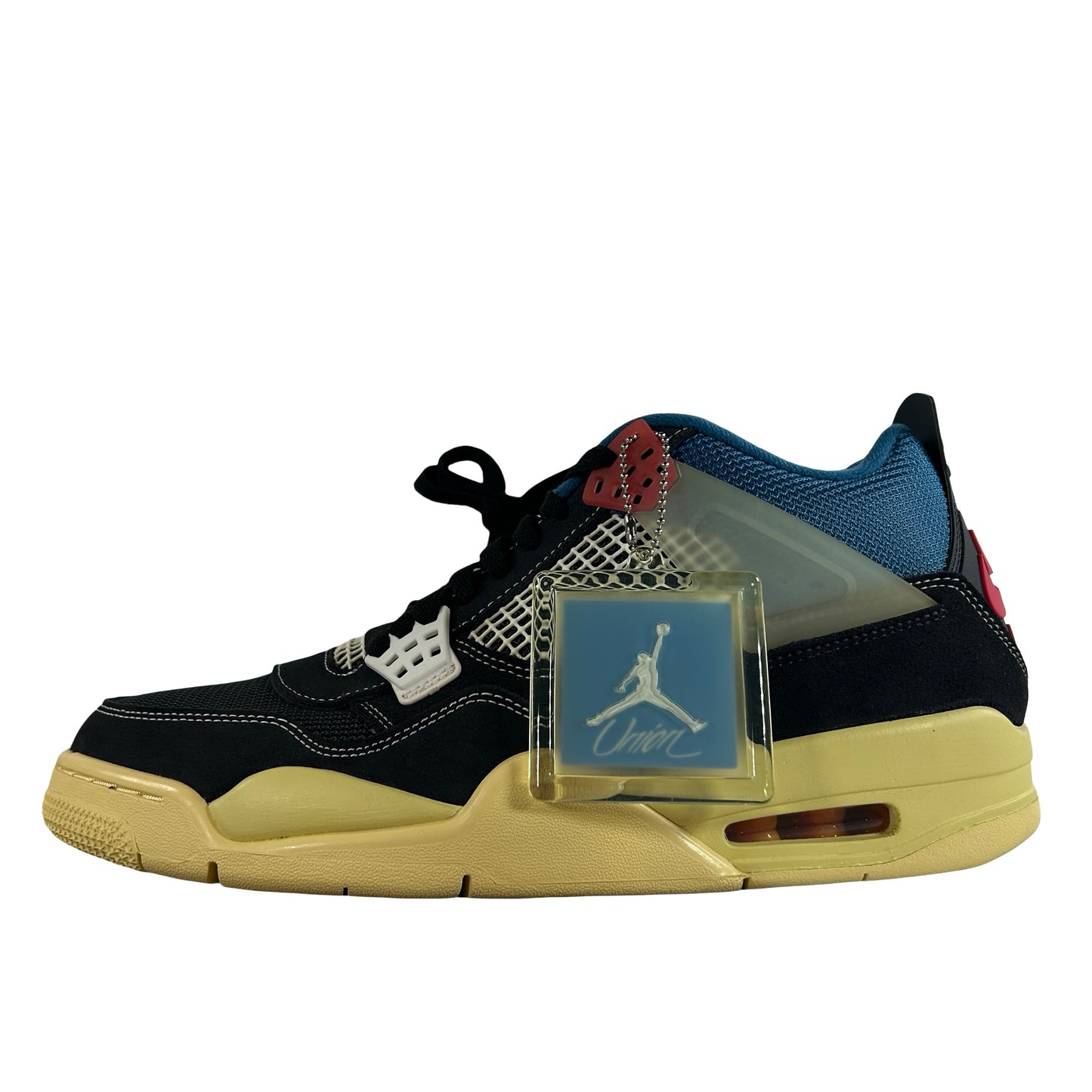 DC9533 001 Jordan 4 Union Off Noir - 11 M (Yellowing)