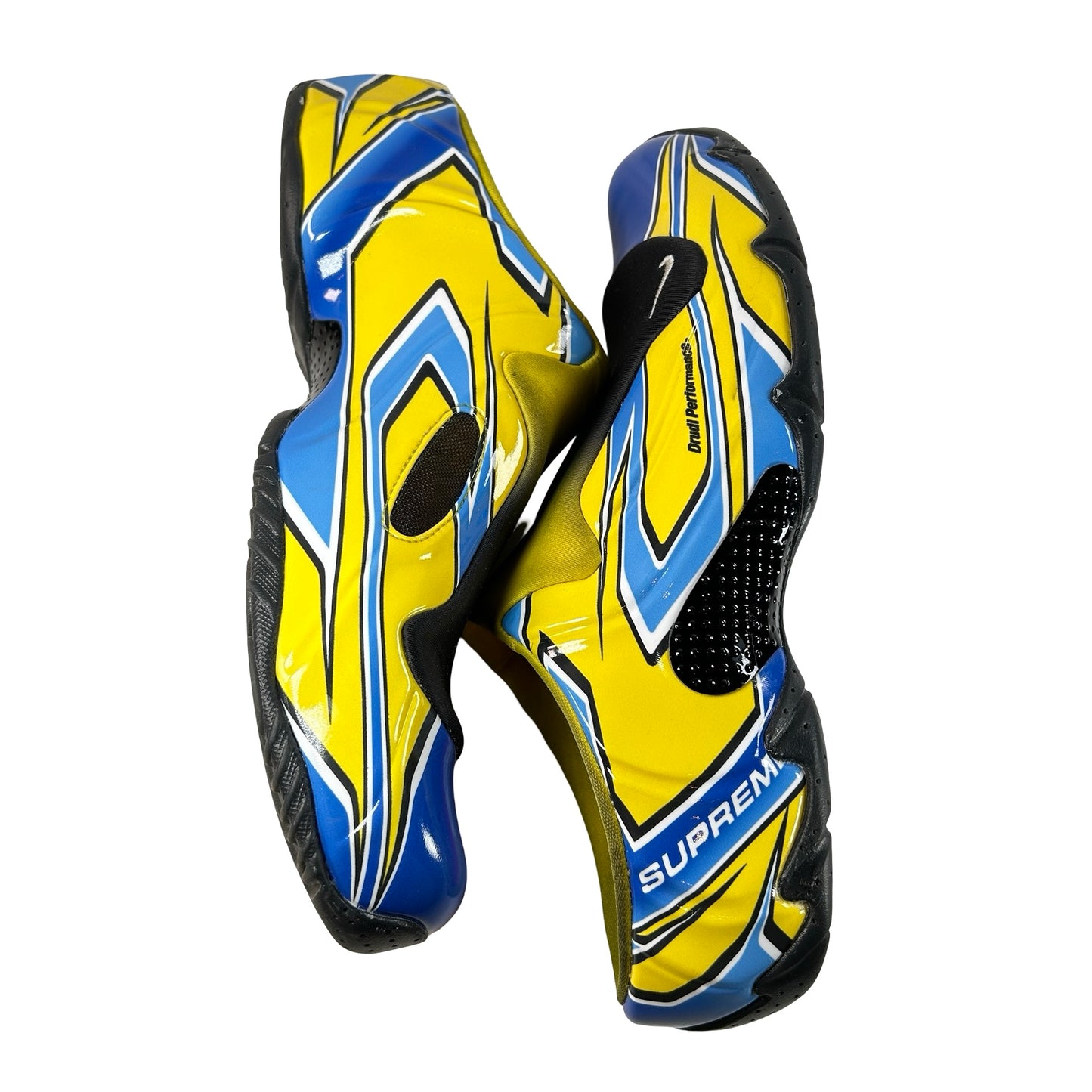 FN0289 700 Nike Clogposite Supreme Opti Yellow Blue [USED] - 11 (Used) (No Box)