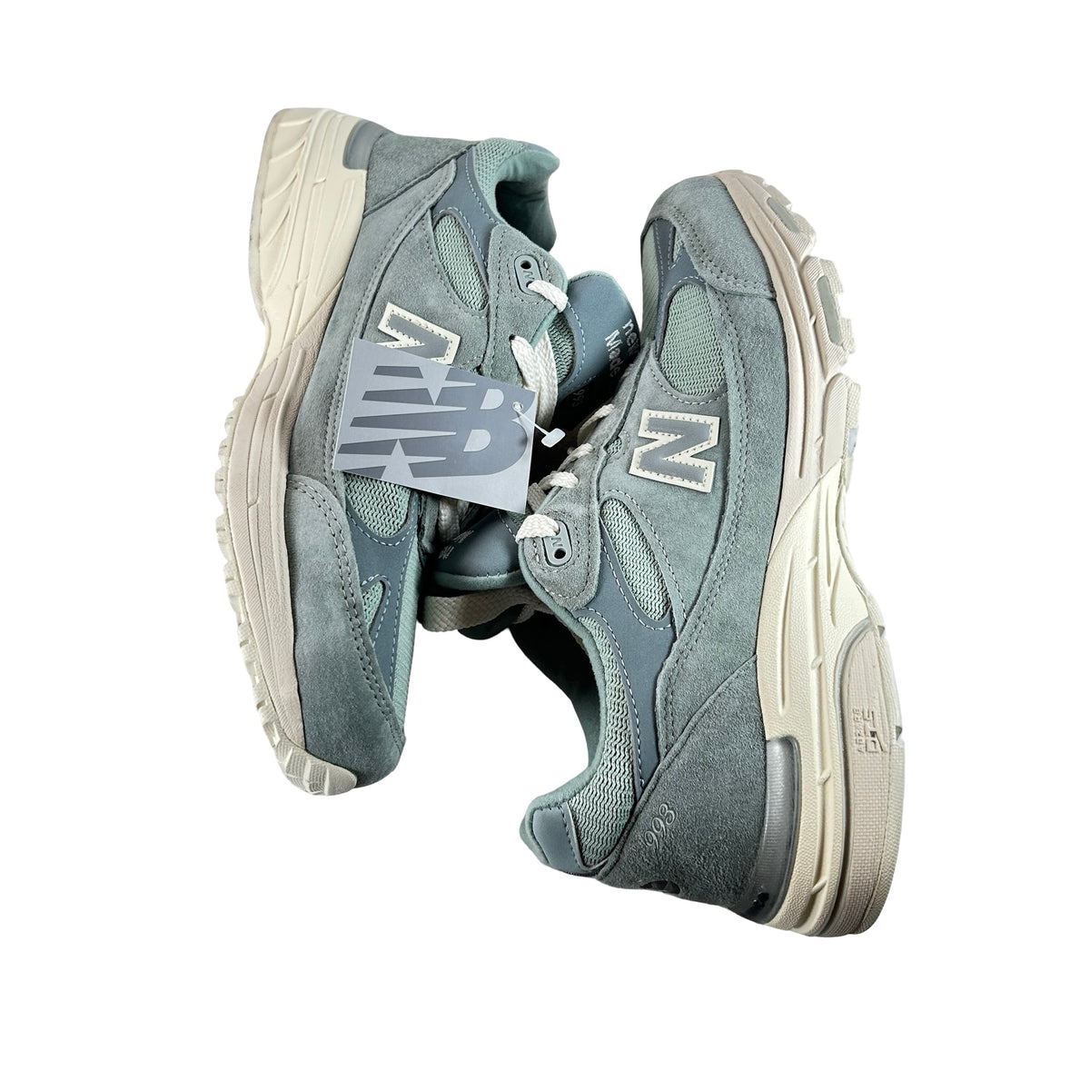 WR993KH1 New Balance 993 MiUSA Kith Pistachio (Women's) [USED] - 9 W (Used)