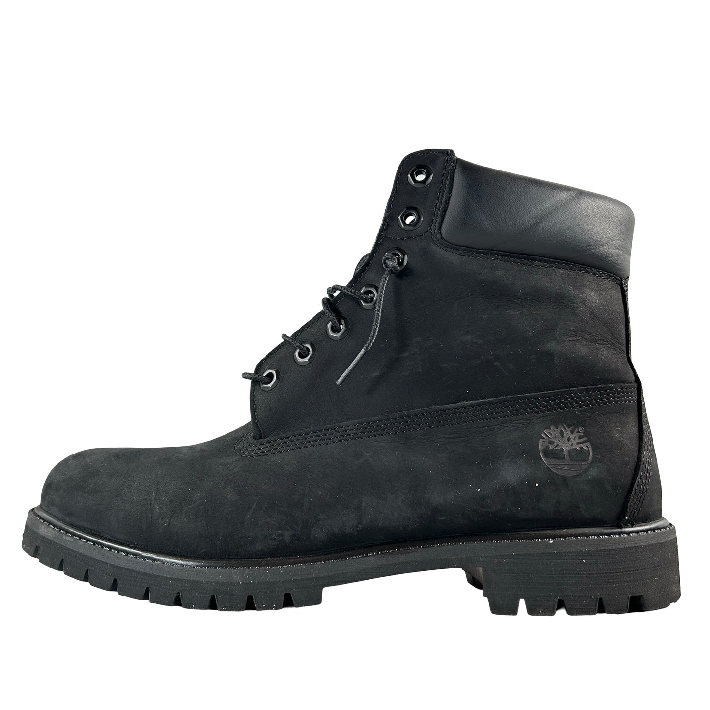 TB010073 Timberland 6" Boot Black Nubuck Premium [USED] - 12 M (Used)