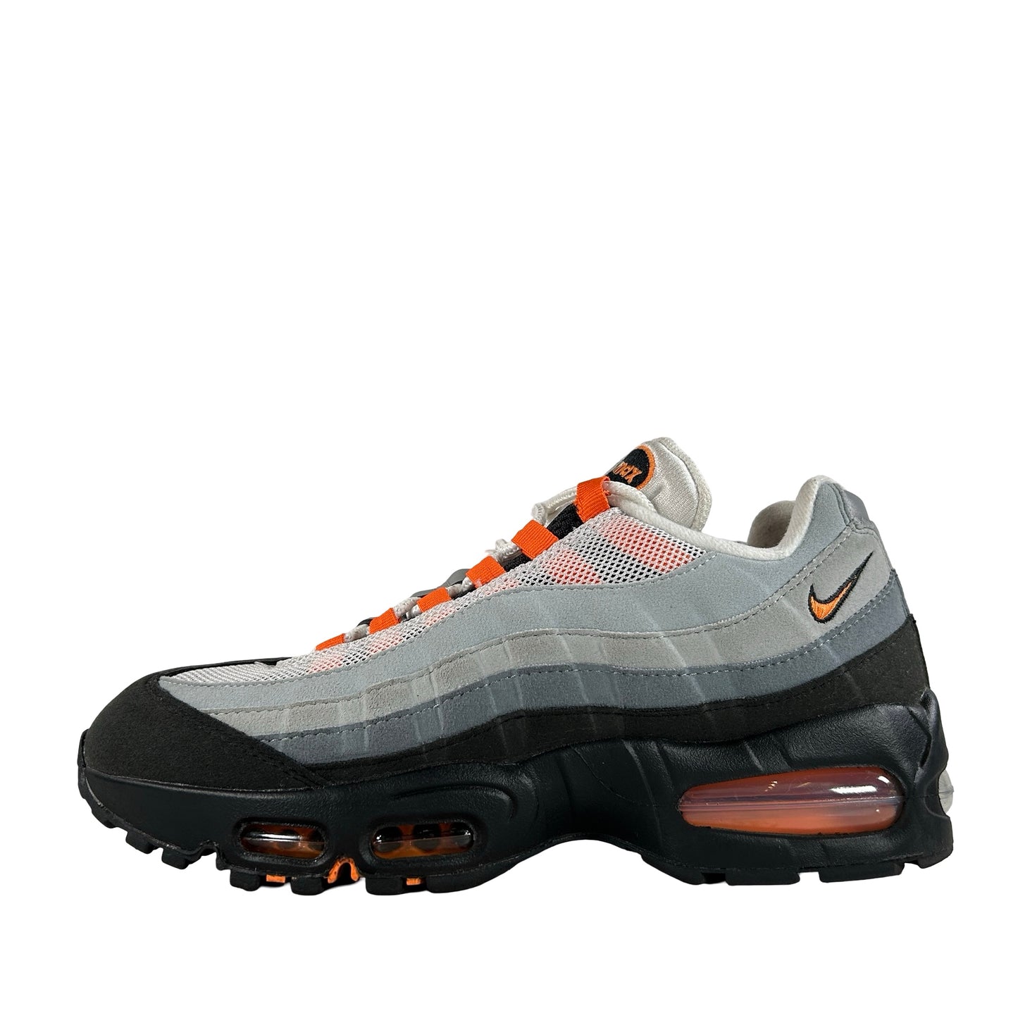 HM4740 101 Nike Air Max 95 OG Big Bubble Bright Mandarin 2.0 (2025) [USED] - 7.5 M (Used) (No Box)