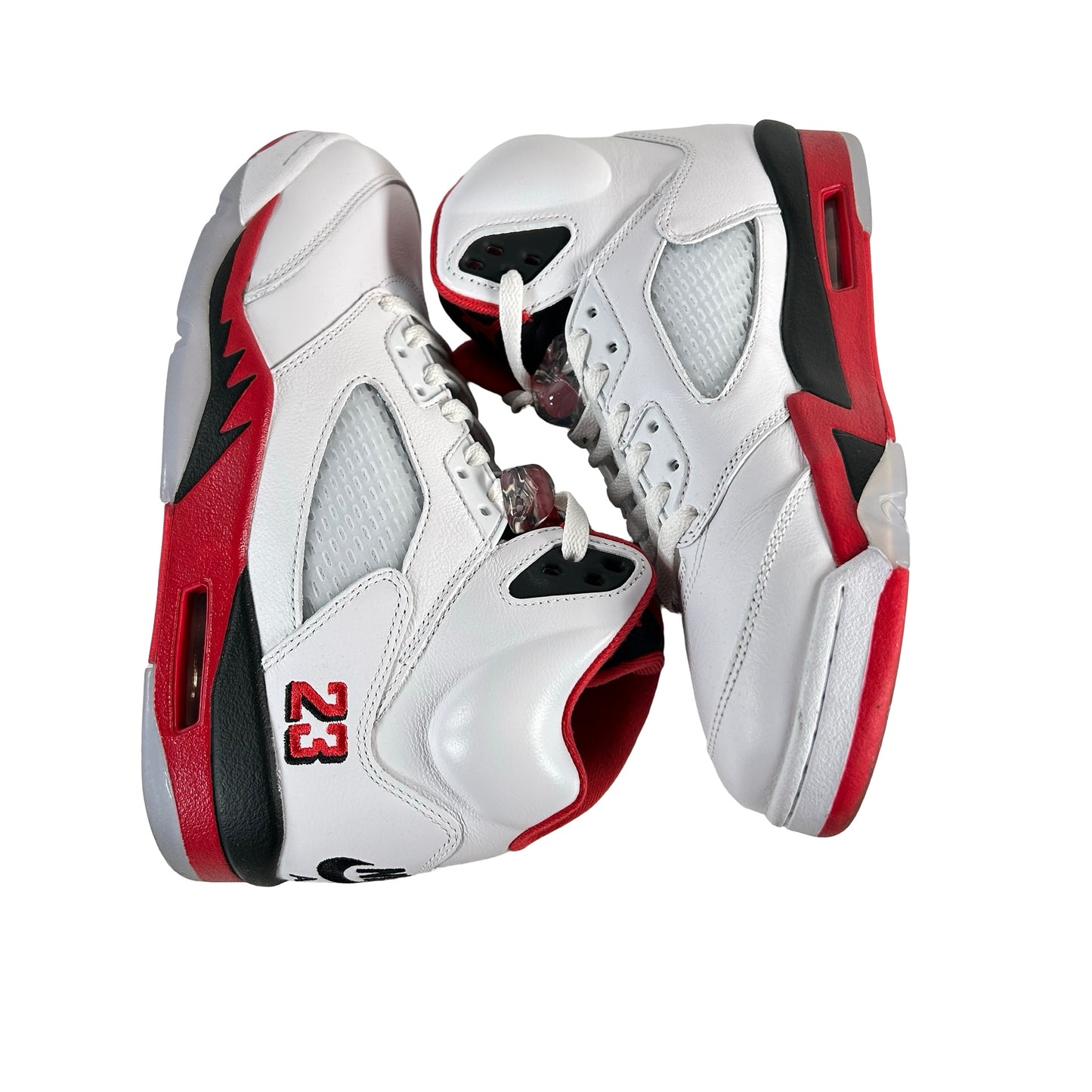 HQ7978 101 Jordan 5 Retro Fire Red Black Tongue (2025) [USED] - 8.5 M (Used2)