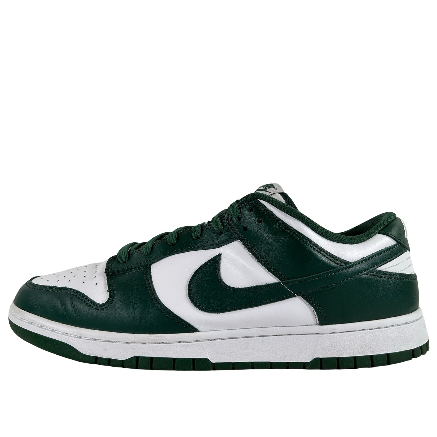 DD1391 101 Nike Dunk Low Michigan State [USED] - 13 M (Used)