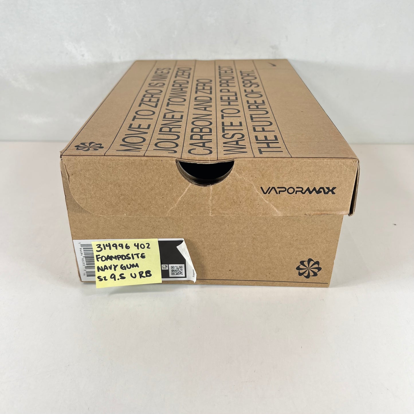 314996 405 Nike Air Foamposite One Navy Gum [USED] - 9.5 M (Used) (Replace Box)