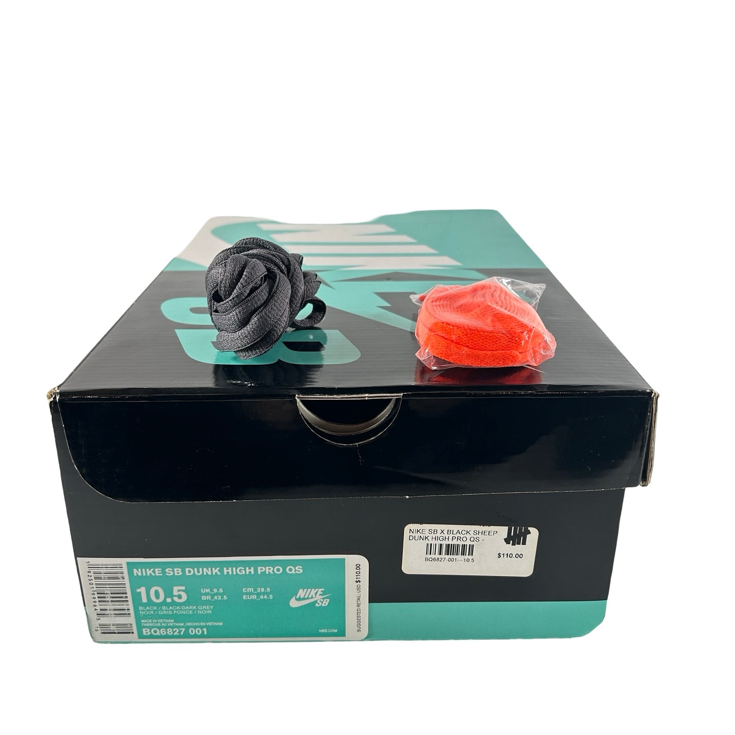 BQ6827 001 Nike SB Dunk High Black Sheep Hornet [USED] - 10.5 M (Used)