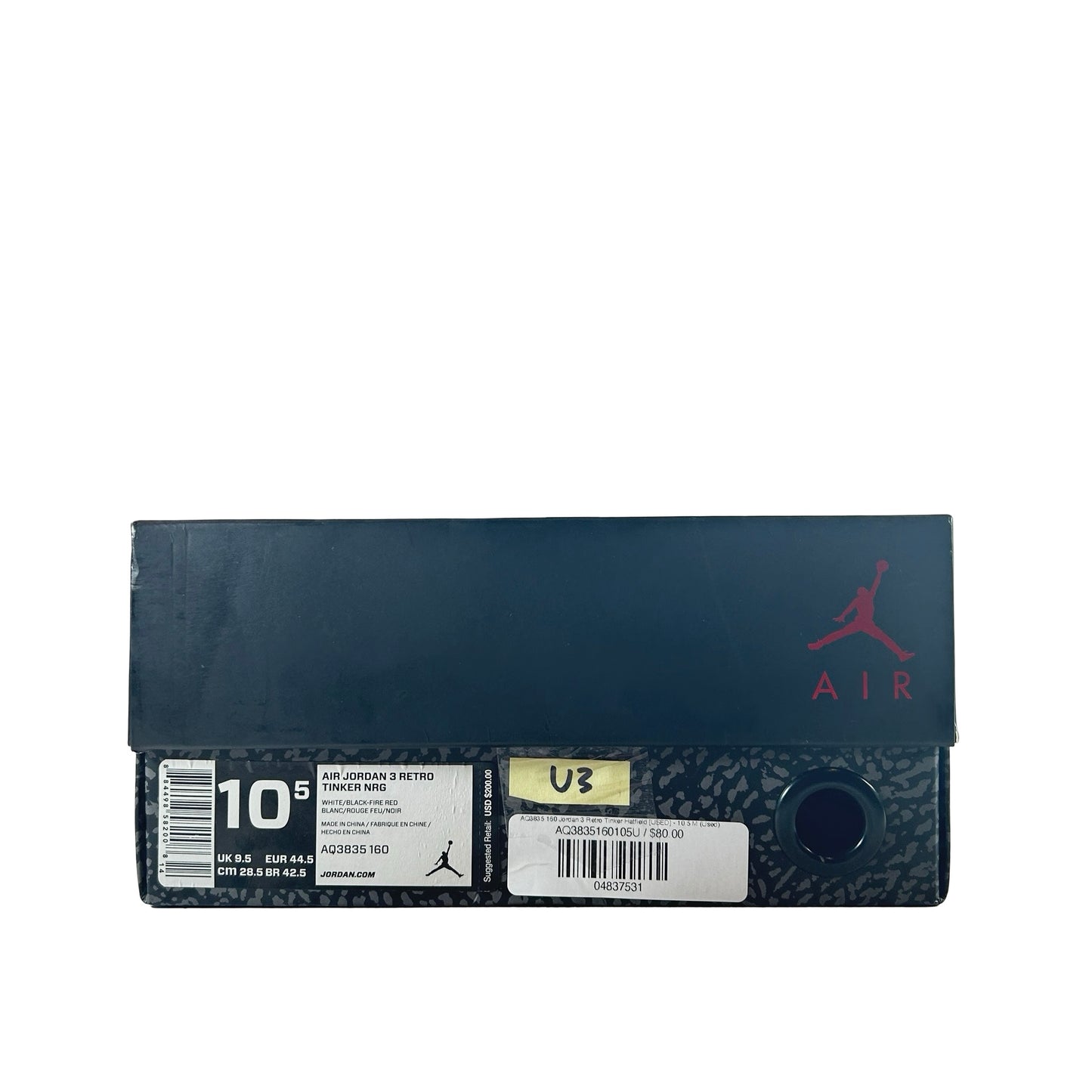 AQ3835 160 Jordan 3 Retro Tinker Hatfield [USED] - 10.5 M (Used3)