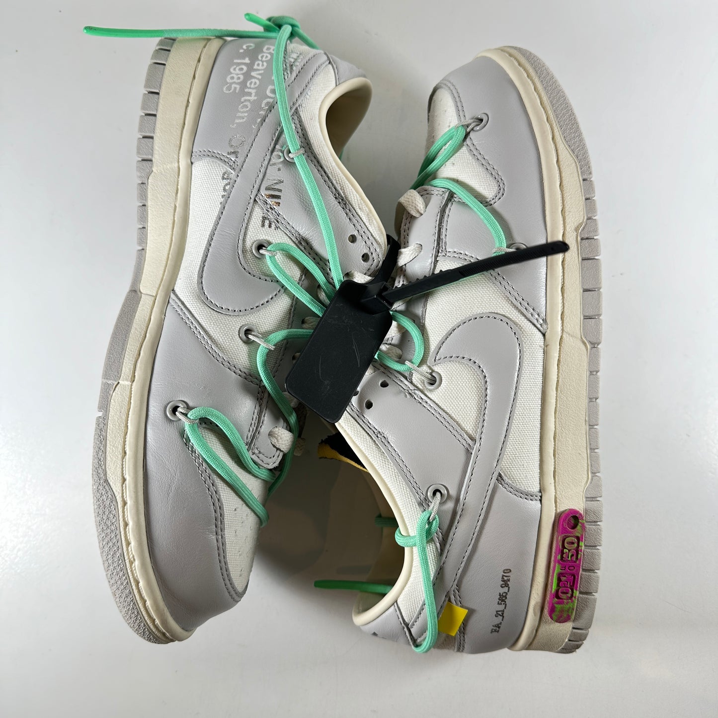 DM1602 114 Nike Dunk Low Off-White Lot 4 [USED] - 8.5 M (Used)