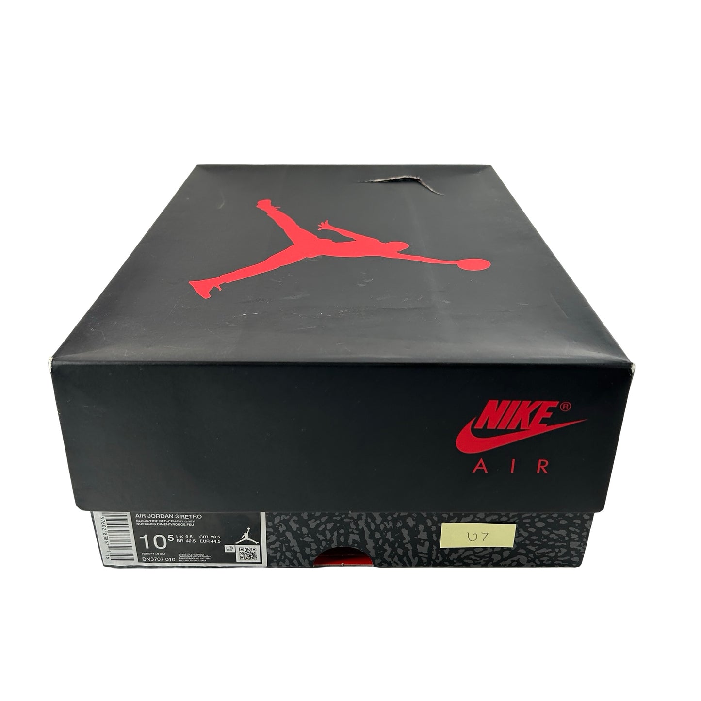 DN3707 010 Jordan 3 Retro Black Cement Reimagined (2024) [USED] - 10.5 M (Used7)
