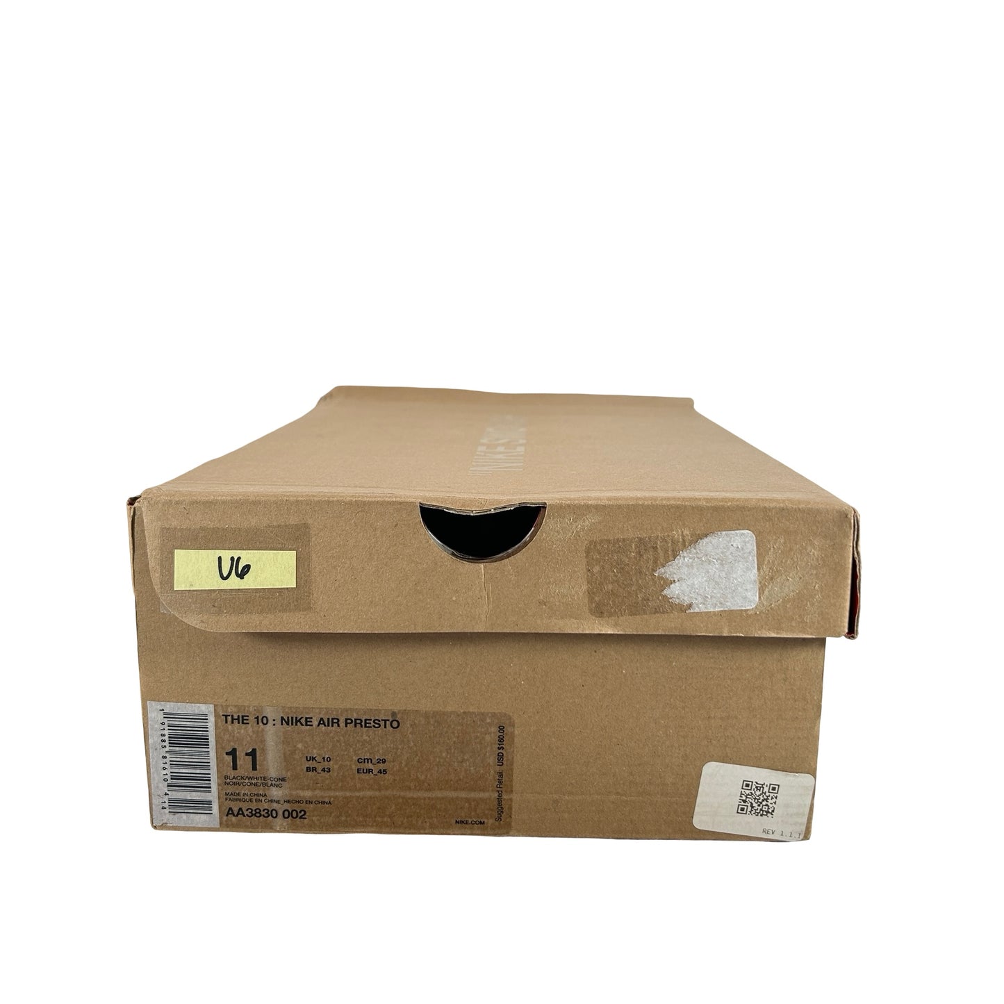 AA3830 002 Nike Air Presto Off-White Black [USED] - 11 M (Used6)