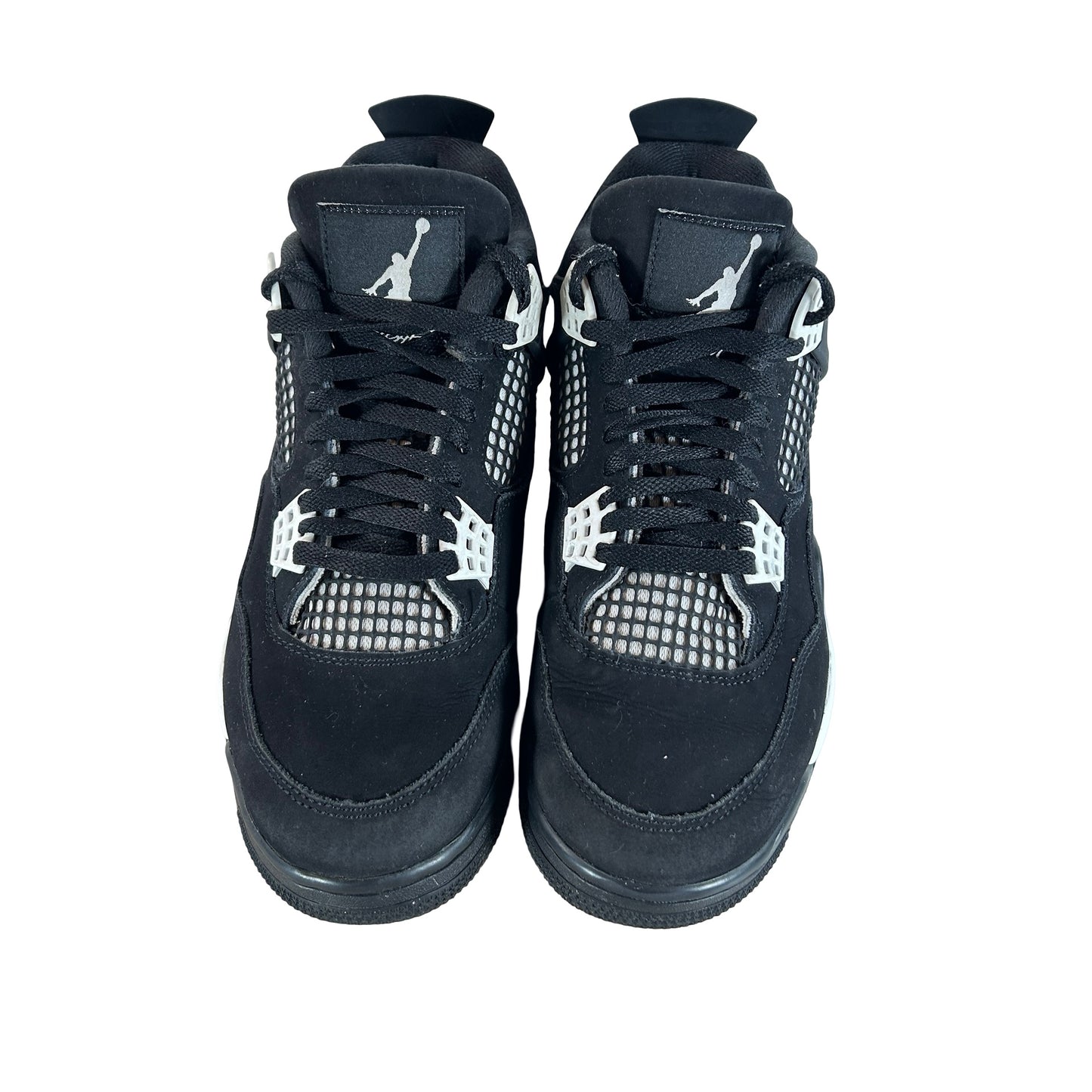 FQ8138 001  Jordan 4 Retro White Thunder [USED] - 9 M (Used2) (No Box2)
