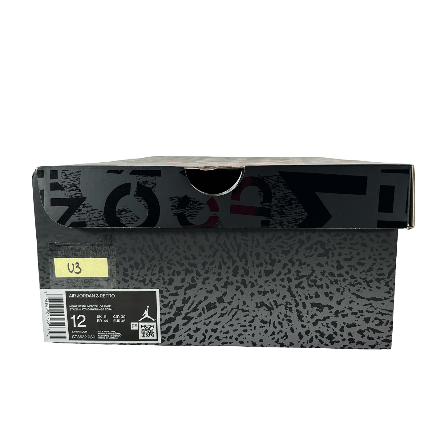 CT8532 080 Jordan 3 Retro Fear Pack (2023) [USED] - 12 M (Used3)