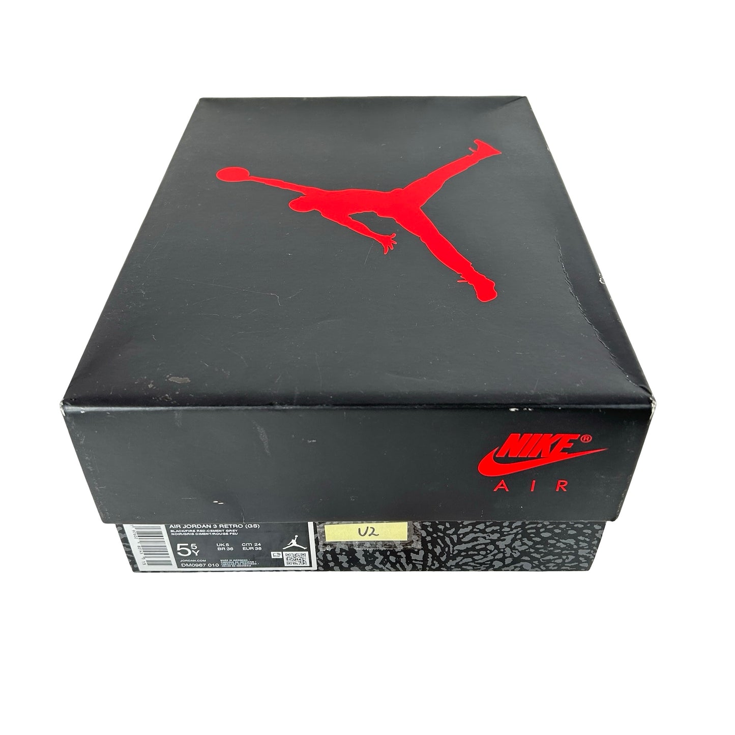 DM0967 010 Jordan 3 Retro Black Cement (2024) (GS) [USED] - 5.5 Y (Used2)