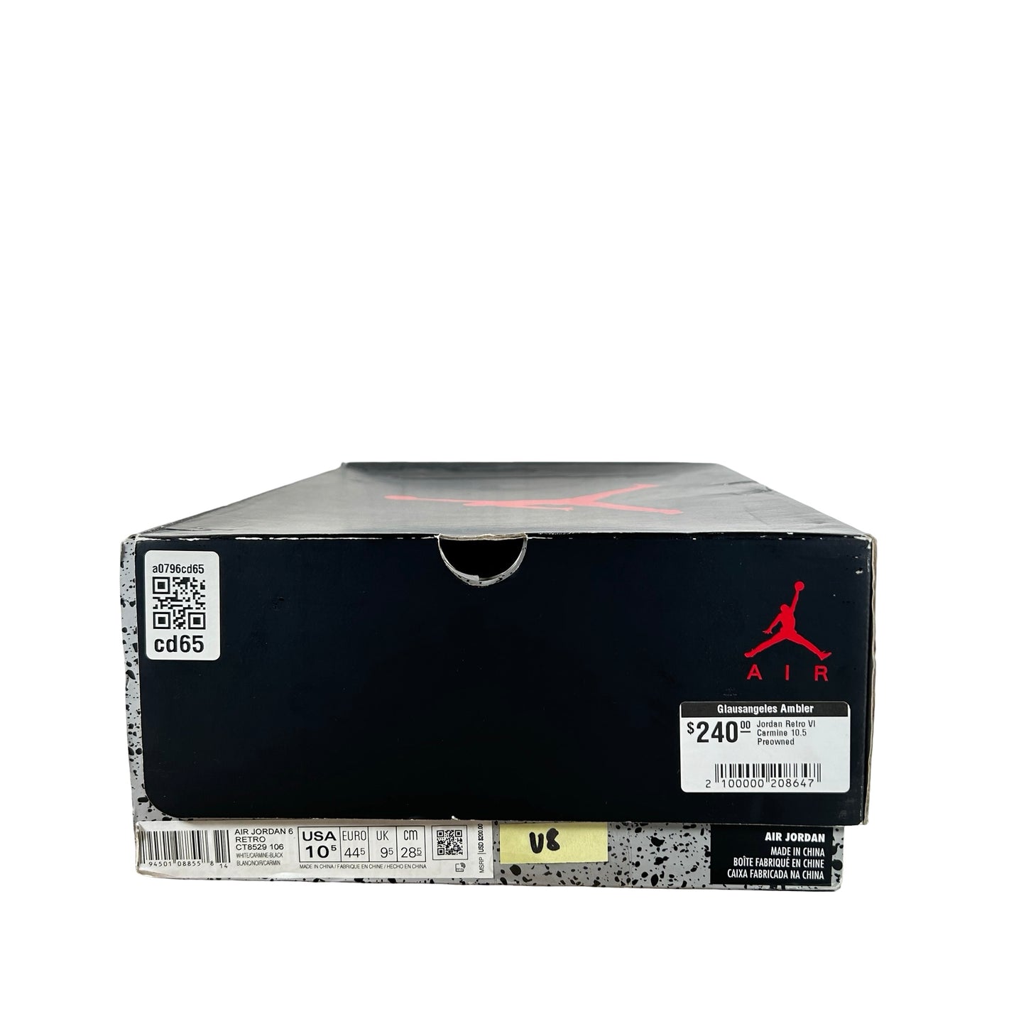 CT8529 106 Jordan 6 Retro Carmine [USED] - 10.5 M (Used8)