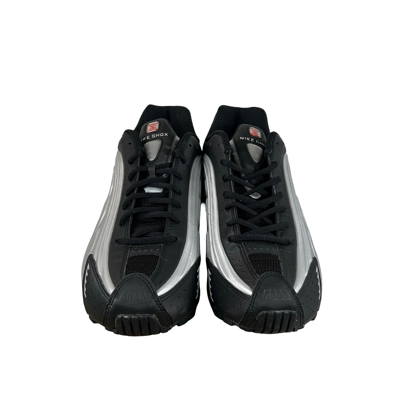 HQ1988 002 Nike Shox R4 Black Metallic Silver (2025) [USED] - 11 M (Used5)