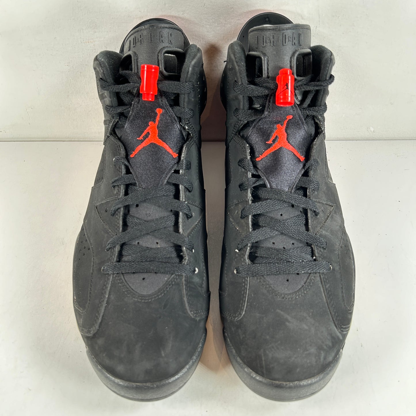 384664 023 Jordan 6 Retro Infrared Black (2014) - 11 M (Used) (No Box)