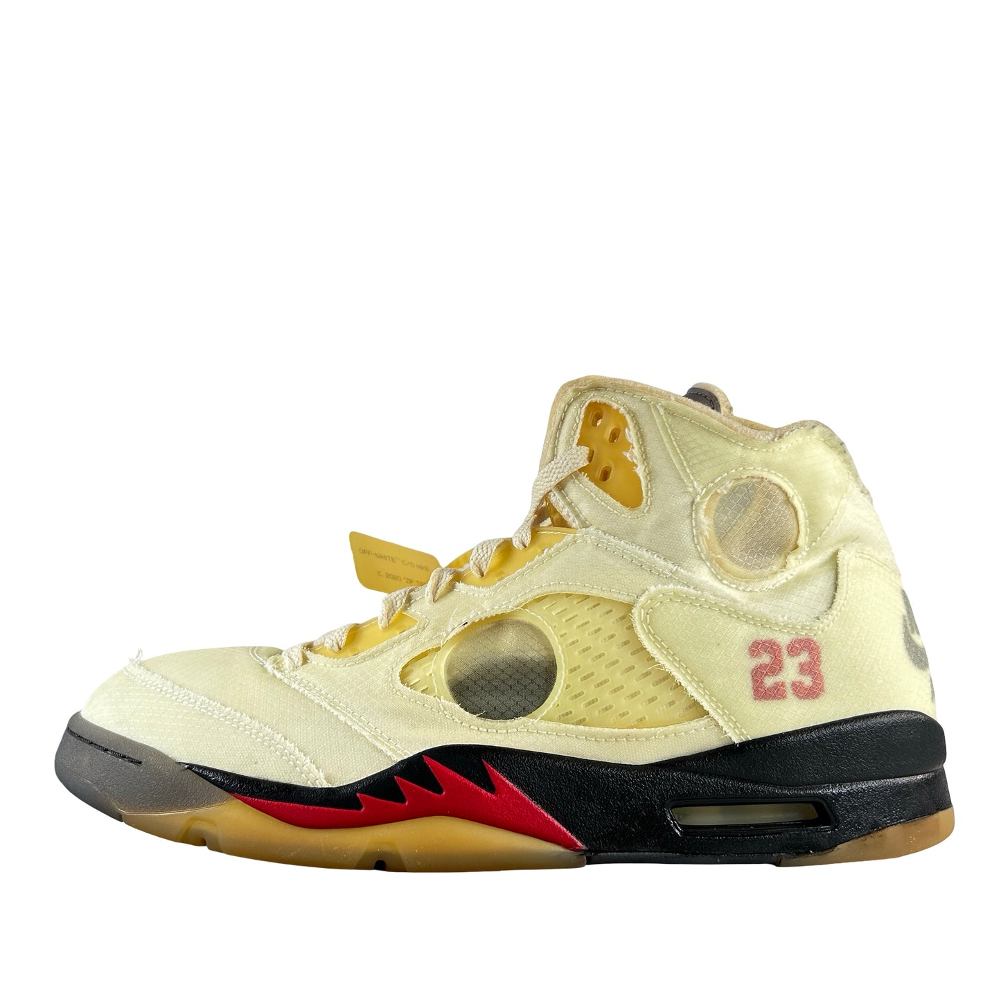 DH8565 100 Jordan 5 Off-White Sail [USED] - 13 M (Used7)