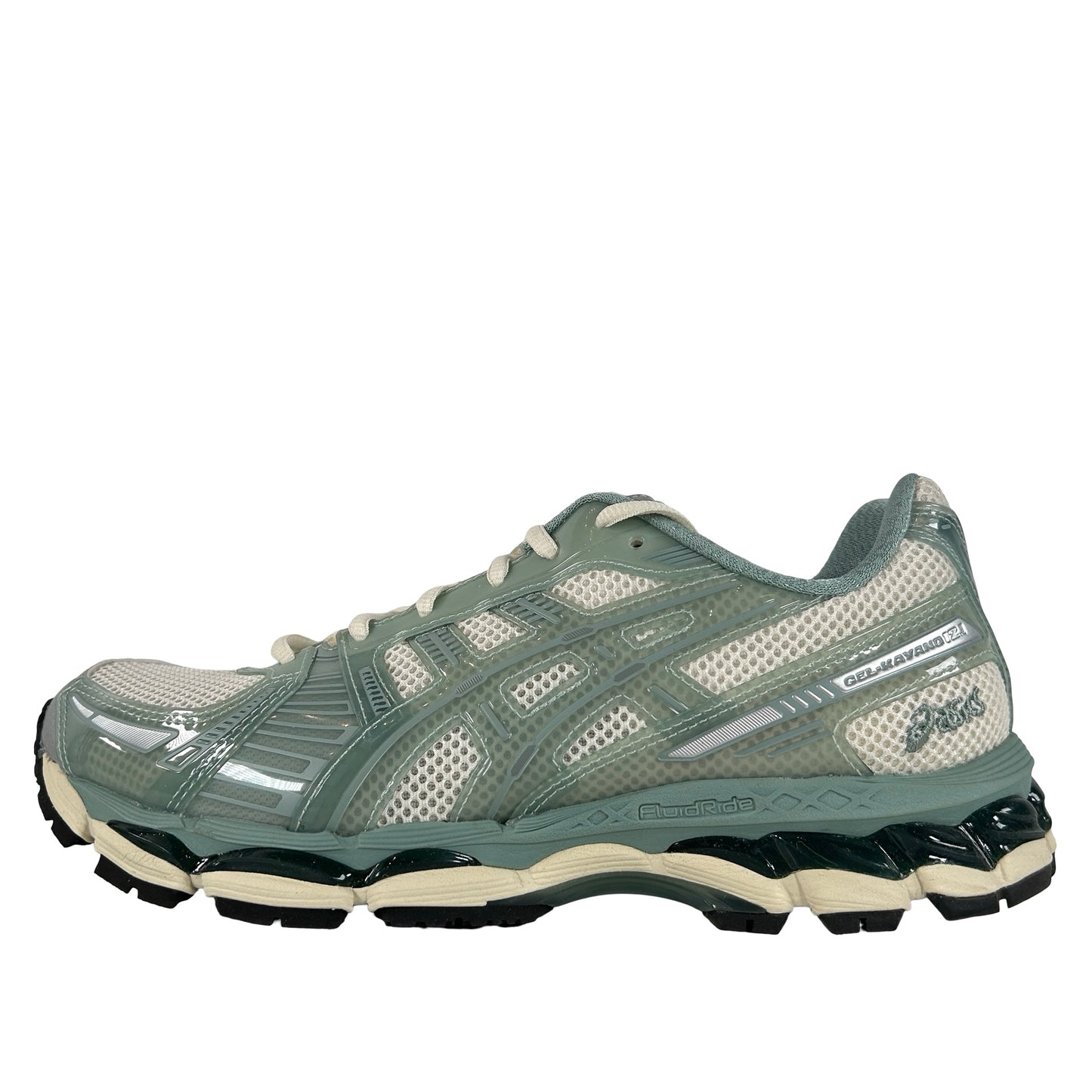 1203A675 100 ASICS Gel-Kayano 12.1 Kith Cream Sage [USED] - 8.5 M (Used)