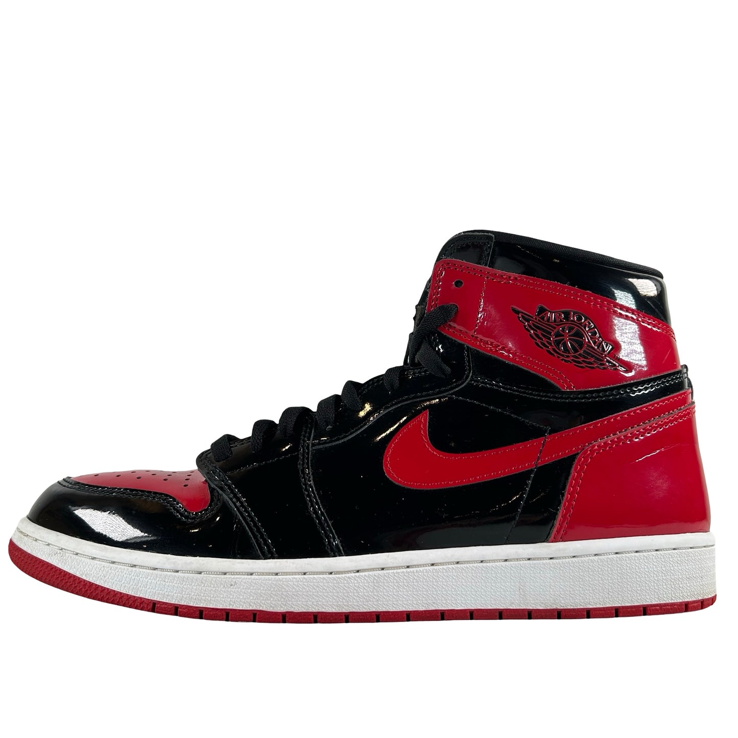 555088 063 Jordan 1 Retro High OG Patent Bred [USED] - 12 M (Used3) (No Box3)