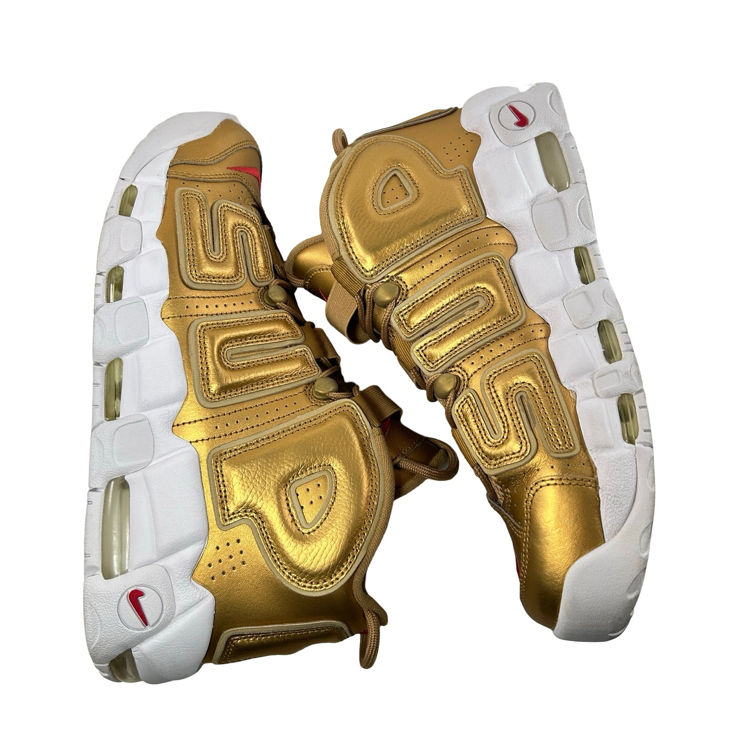 902290 700 Nike Air More Uptempo Supreme Suptempo Gold [USED] - 11.5 M (Used)