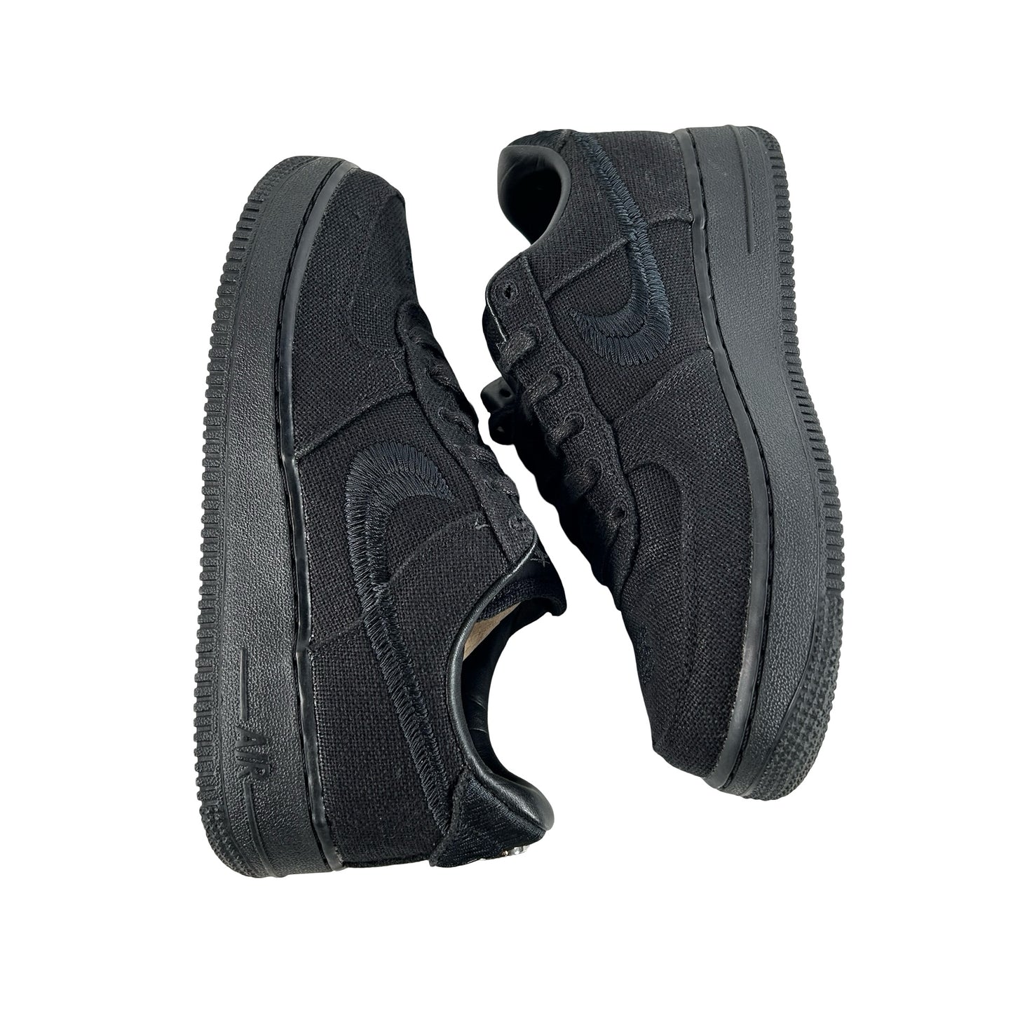 CZ9084 001 Nike Air Force 1 Low Stussy Black [USED] - 6.5 M (Used)
