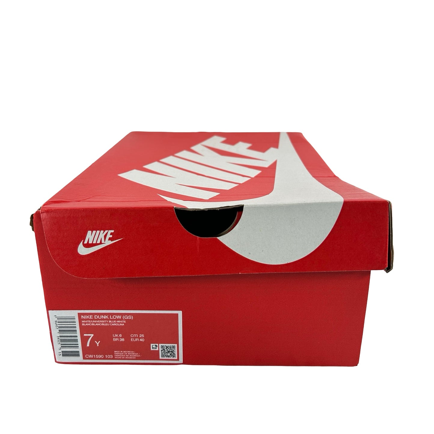 CW1590 103 Nike Dunk Low UNC (2021) (GS) [USED] - 7 Y (Used)