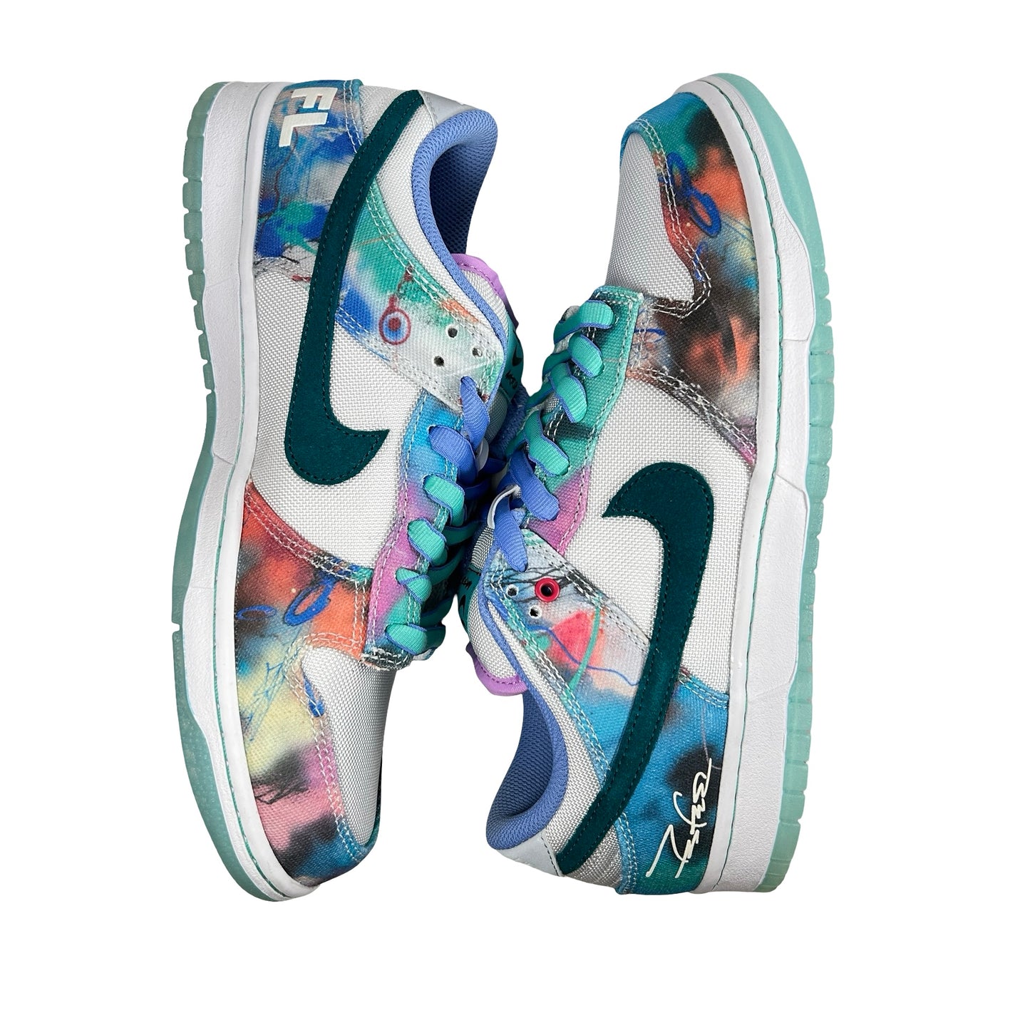 HF6061 400 Nike SB Dunk Low Futura Laboratories Bleached Aqua [USED] - 9 M (VNDS2)