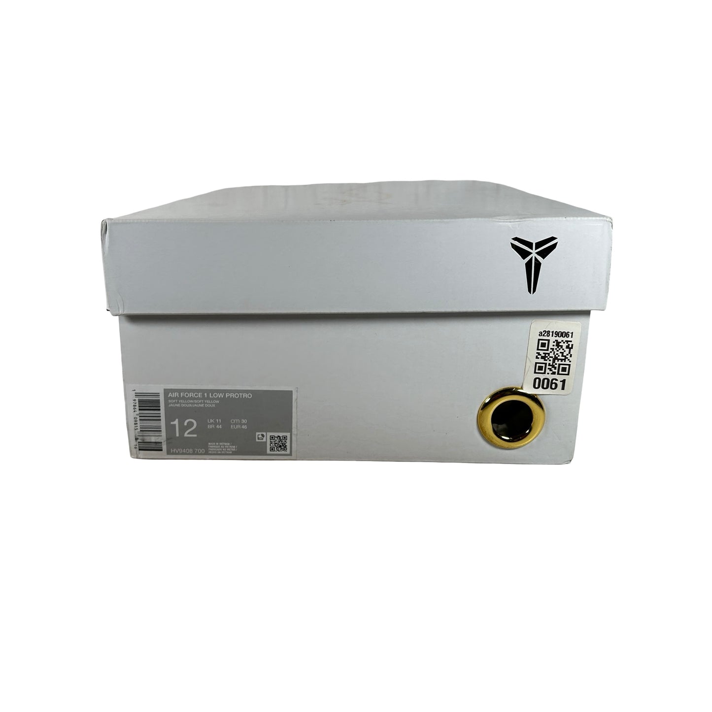 HV9408 700 Nike Air Force 1 Low Protro Kobe Bryant Mamba Mentality [USED] - 12 M (Used)