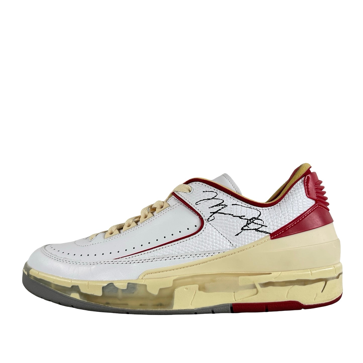 DJ4375 106 Jordan 2 Retro Low SP Off-White White Red [USED] - 10.5 M (Used7)