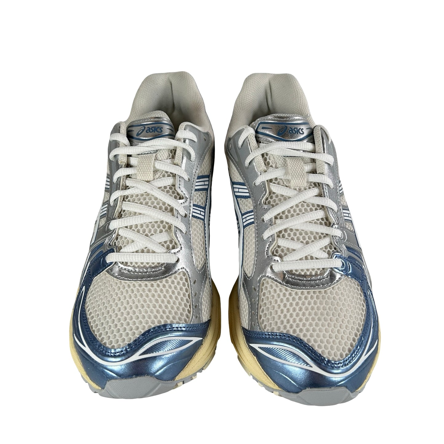 1203A537 102 ASICS Gel-Kayano 14 Cream Metallic Blue [USED] - 10.5 M (Used)