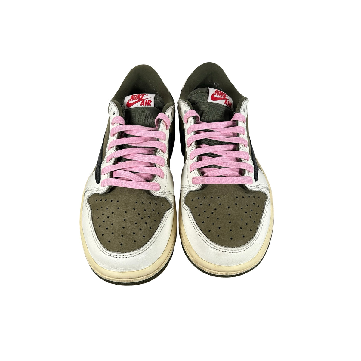 DM7866 200 Jordan 1 Retro Low OG SP Travis Scott Medium Olive [USED] - 8 M (Used2) (No Box2)