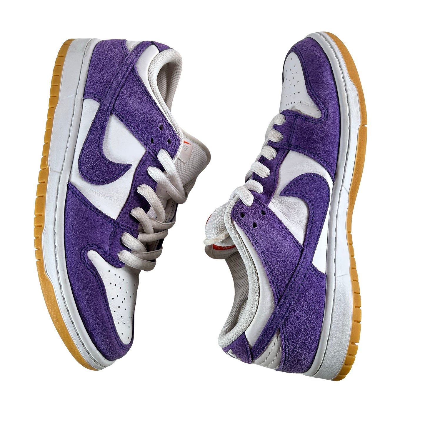 DV5464 500 Nike SB Dunk Low Pro ISO Orange Label Court Purple [USED] - 9 M (Used)