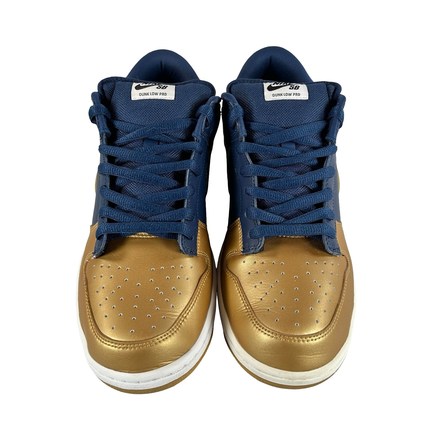 CK3480 700 Nike SB Dunk Low Supreme Jewel Swoosh Gold [USED] - 12 M (Used)