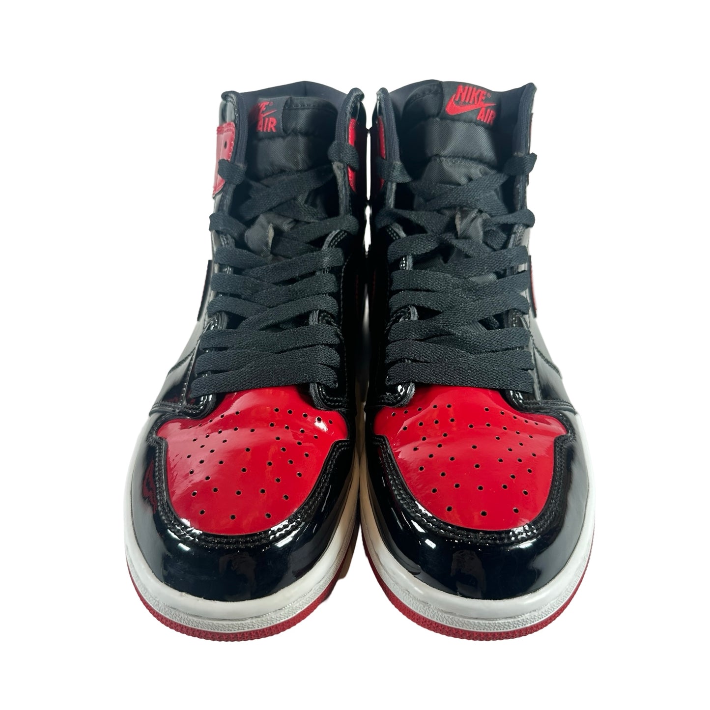 555088 063 Jordan 1 Retro High OG Patent Bred [USED] - 13 M (Used3)