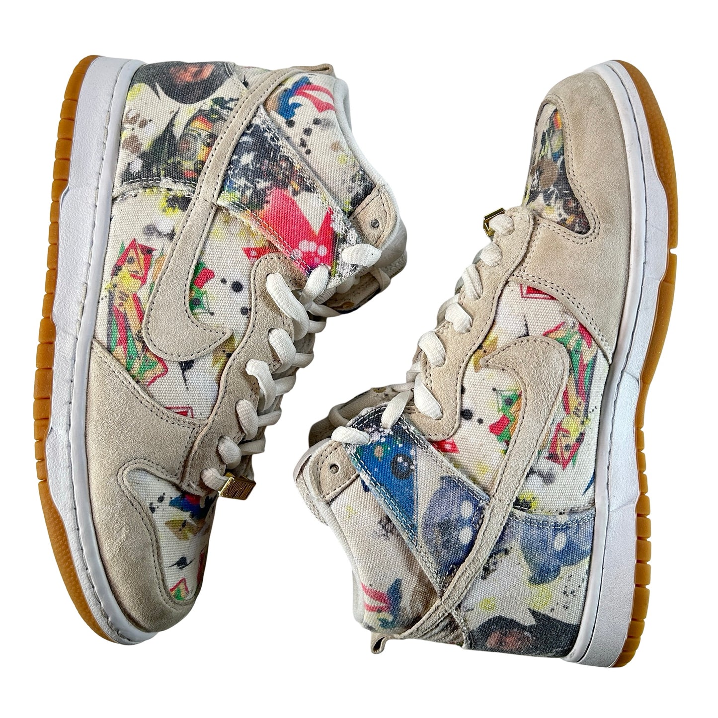FD8779 100 Nike SB Dunk High Supreme Rammellzee [USED] - 8.5 M (Used) (No Box)