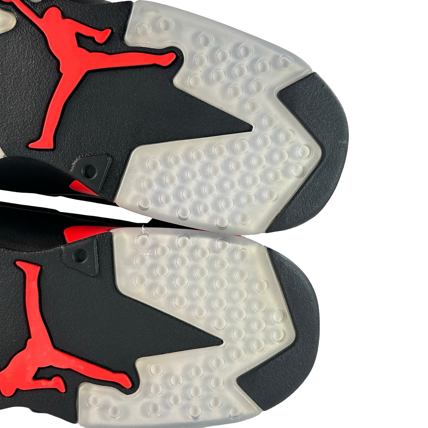 384664 060 Jordan 6 Retro Black Infrared (2019) [CONDITIONAL] - 12 M (Slight Yellowing On Soles)