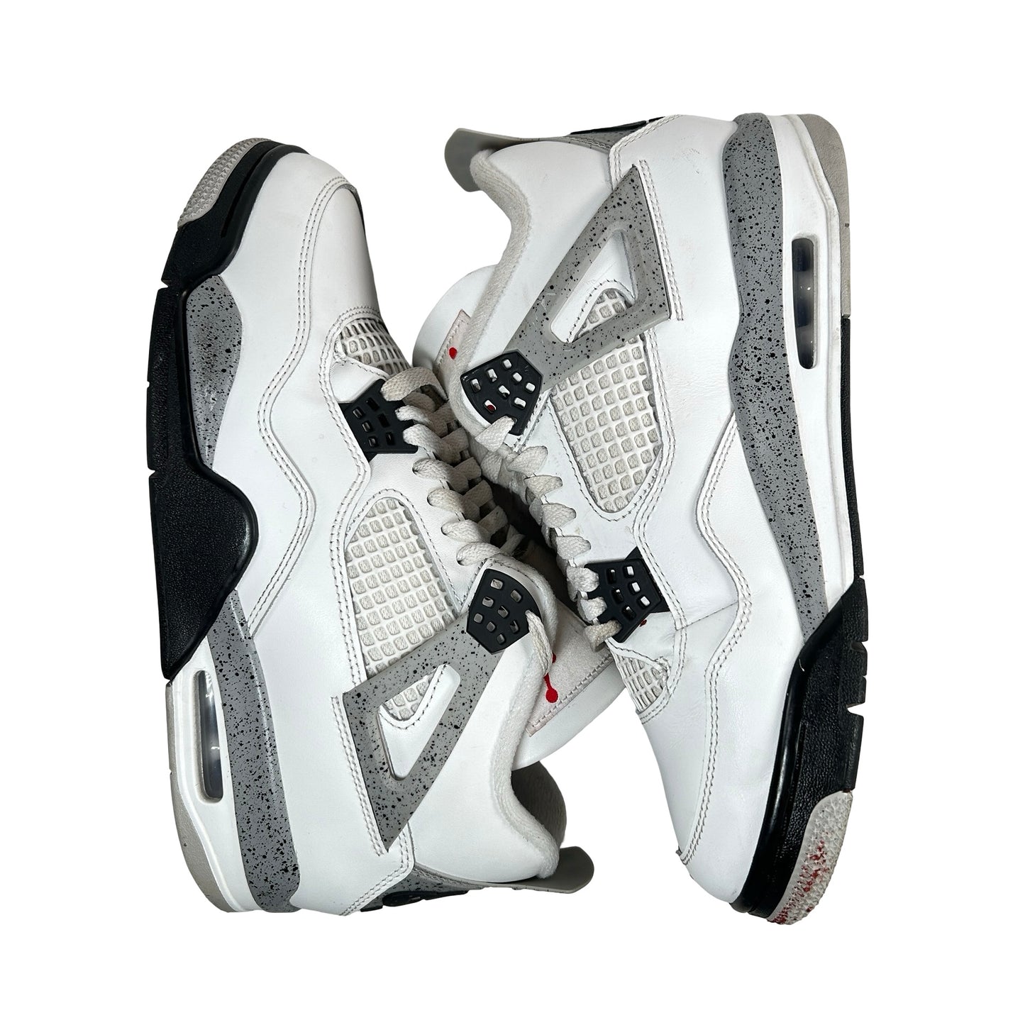 FV5029 100 Jordan 4 Retro White Cement (2025) [USED] - 9 M (Used4)