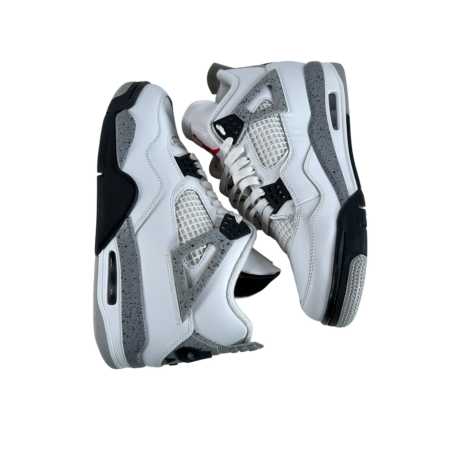 FV5029 100 Jordan 4 Retro White Cement (2025) [USED] - 9 M (Used) (No Box)