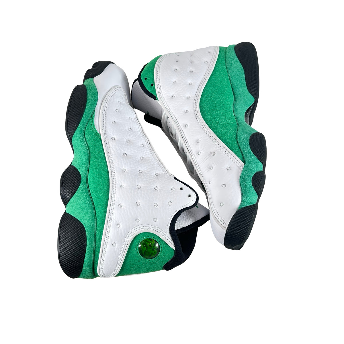 DB6537 113 Jordan 13 Retro White Lucky Green [USED] - 9 M (Used2)