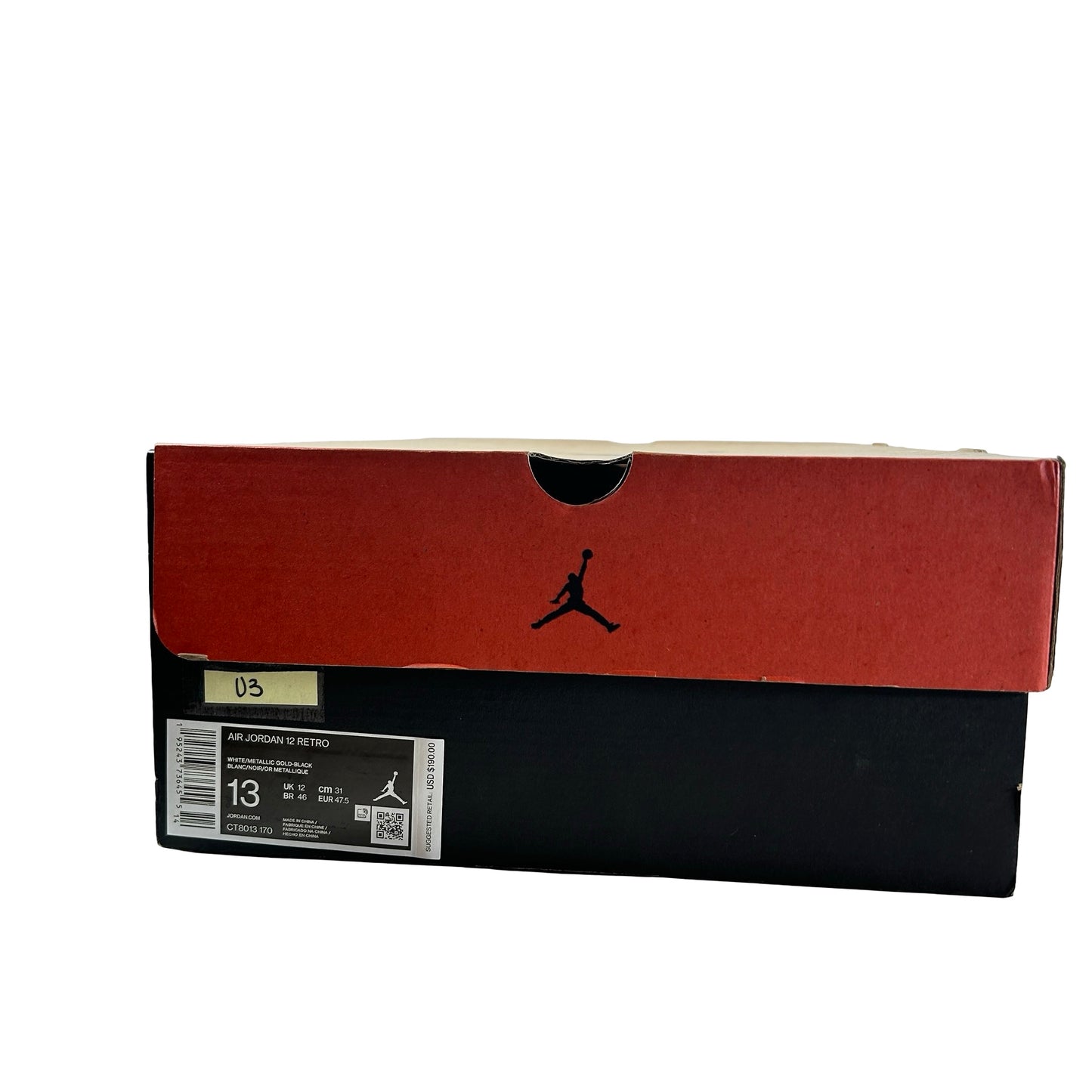 CT8013 170 Jordan 12 Retro Royalty Taxi [USED] - 13 M (Used3)