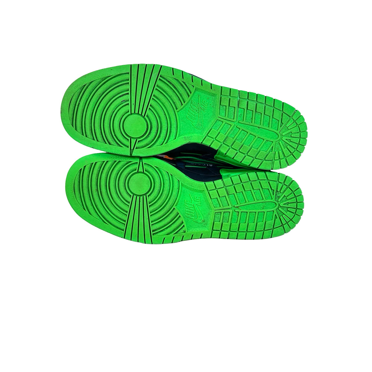 CU6015 001 Nike Air Rubber Dunk Off-White Green Strike [USED] - 12 M (Used5)