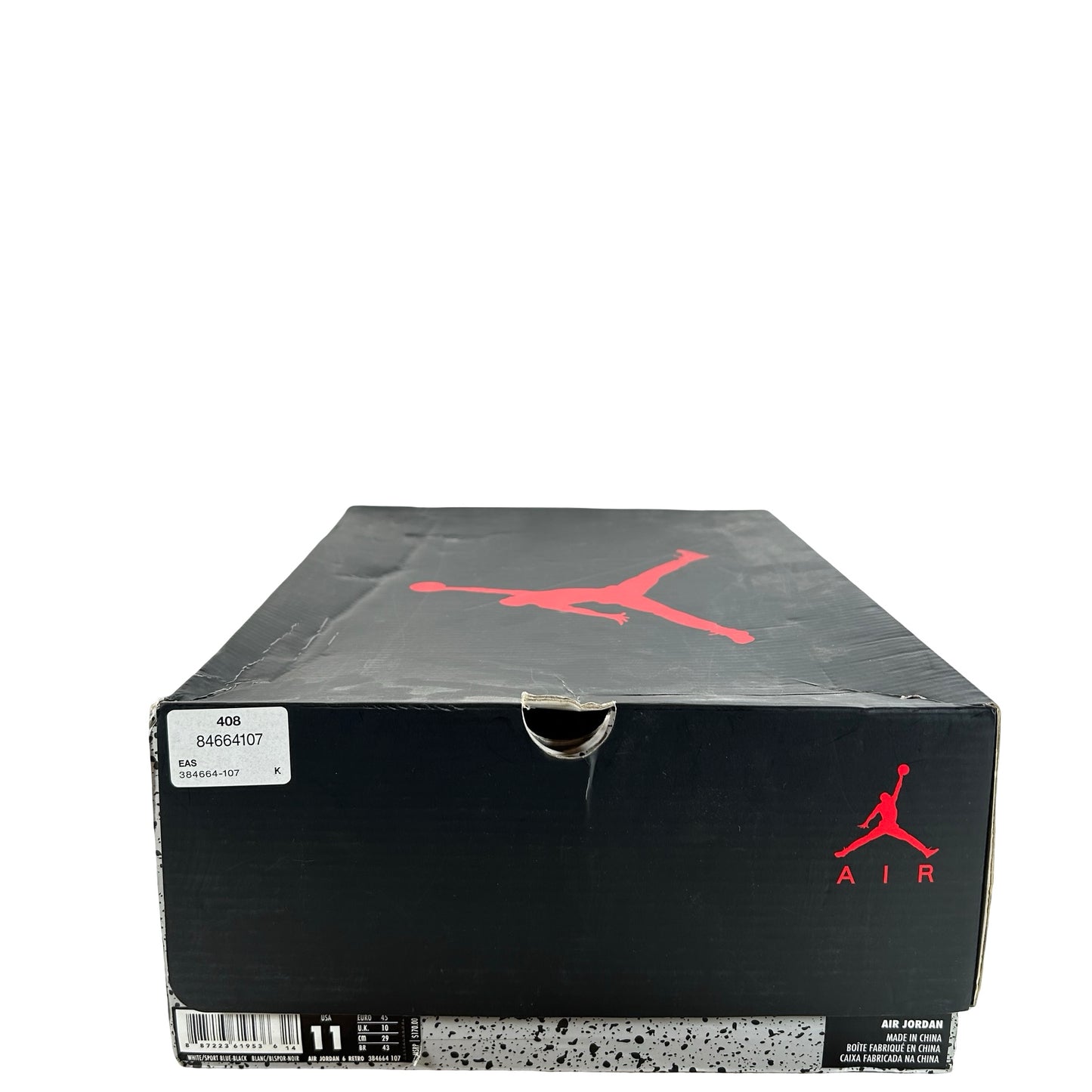 384664 107 Jordan 6 Retro Sport Blue (2014) [USED] - 11 M (Used)