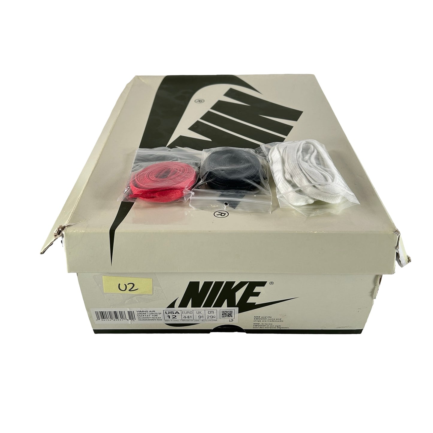 DZ4137 106 Jordan 1 Retro Low OG SP Travis Scott Olive (W) [USED] - 12 W (Used2)