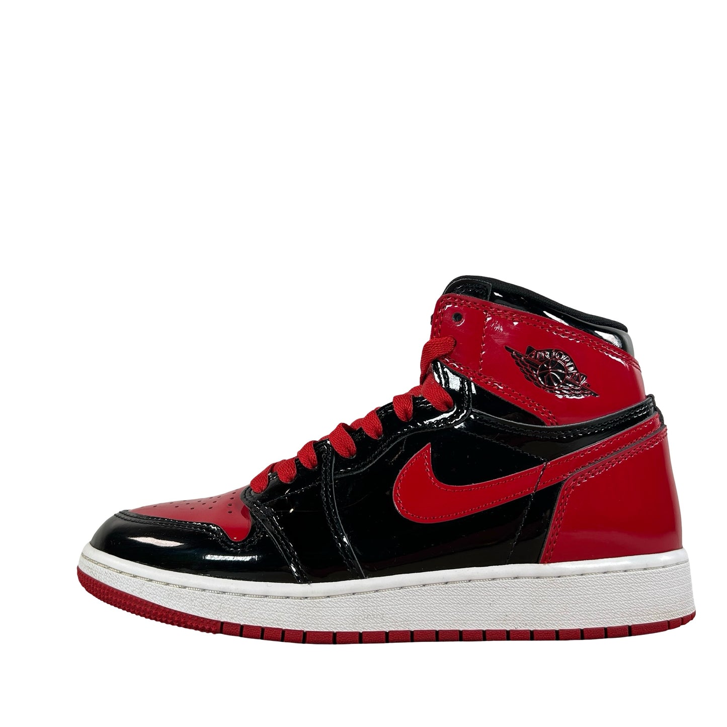 575441 063 Jordan 1 Retro High OG Patent Bred (GS) [USED] - 5.5 Y (Used3)