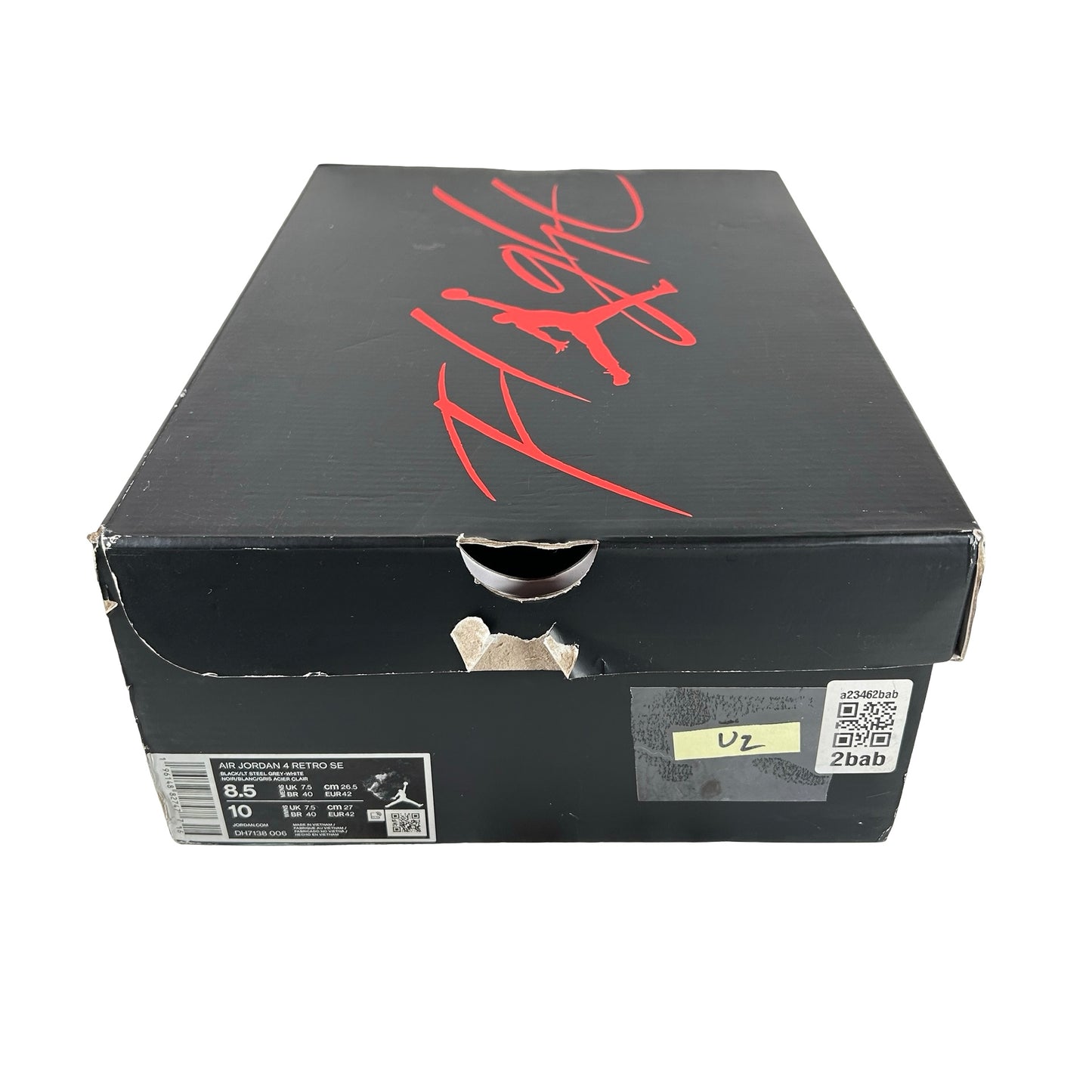 DH7138 006 Jordan 4 Retro SE Black Canvas [USED] - 8.5 M (Used2)