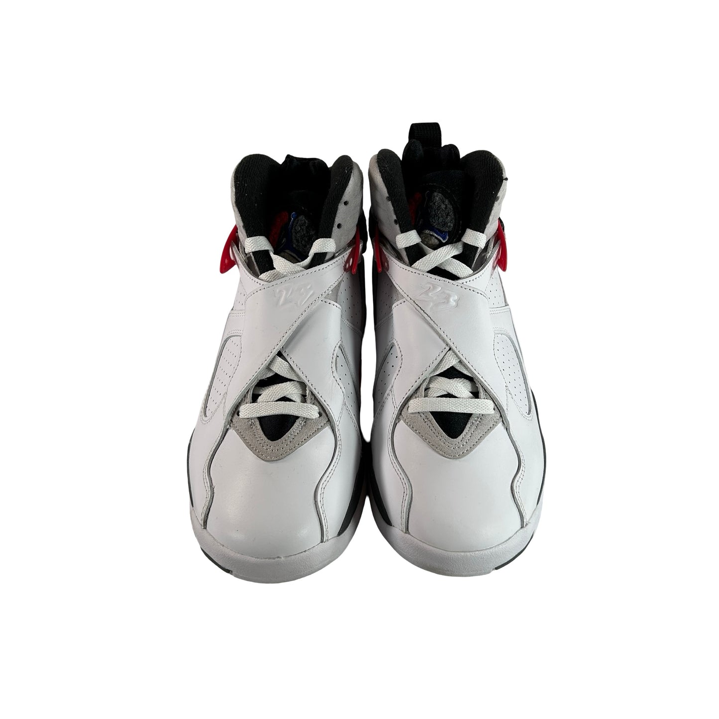 305368 100 Jordan 8 Retro White True Red (2025) (GS) [USED] - 7 Y (Used3)