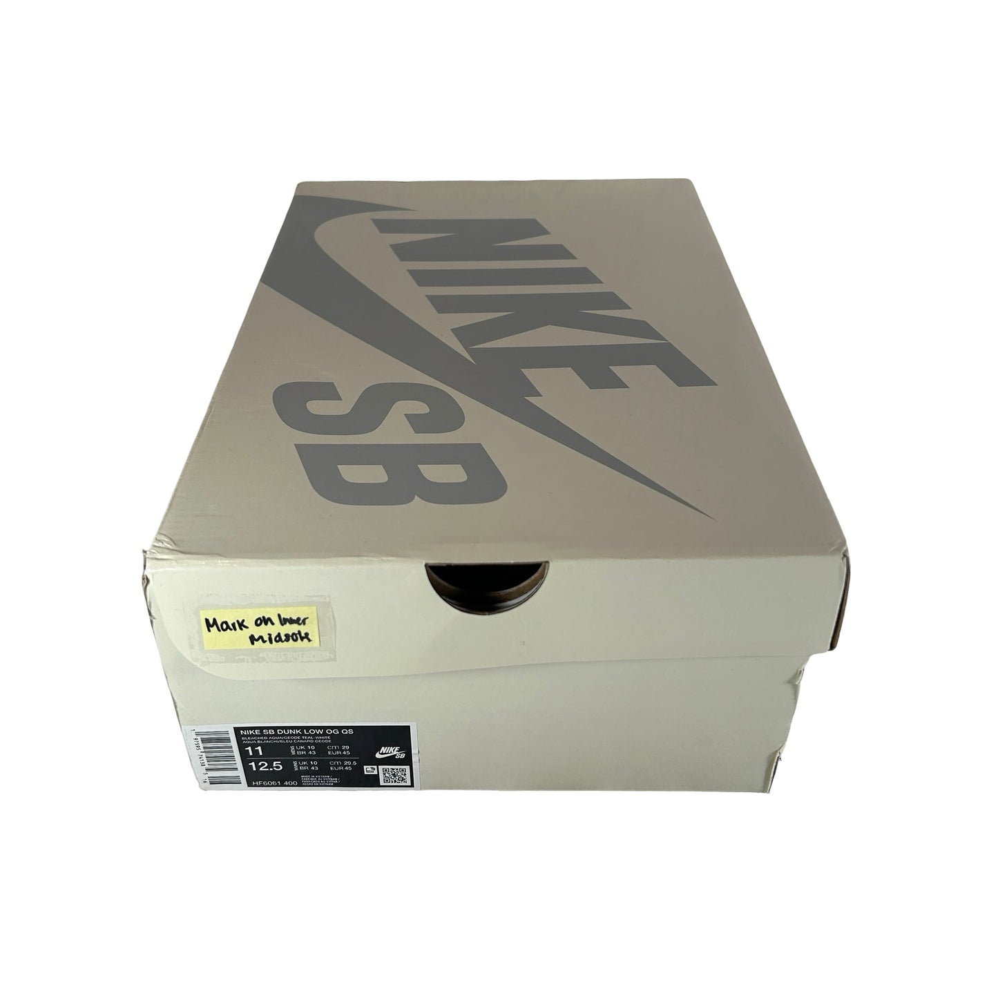 HF6061 400 Nike SB Dunk Low Futura Laboratories Bleached Aqua [CONDITIONAL] - 11 M (Mark on inner midsole)