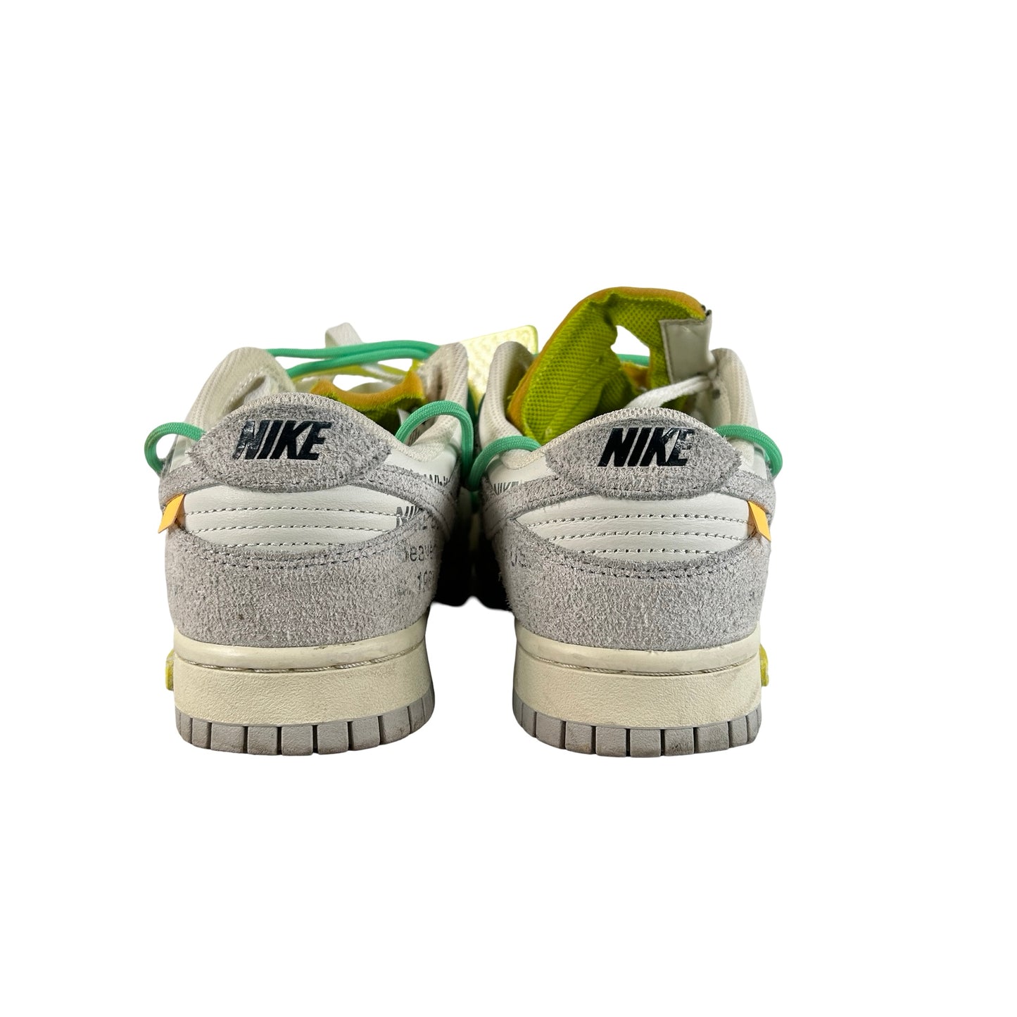 DJ0950 106 Nike Dunk Low Off-White Lot 14 [USED] - 6.5 M (Used)