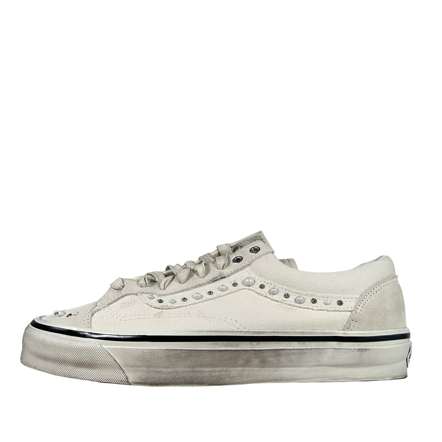 VN000E8VCCZ Vans OTW Old Skool 36 Pearlized Pack Marshmallow [USED] - 10 M (Used)